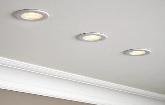 flush downlights for a house - white coloured